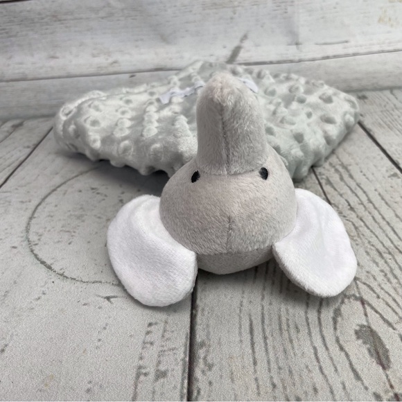 petite l’amour Elephant Lovey Security Blanket Plush Toy Baby Infant - Picture 6 of 9